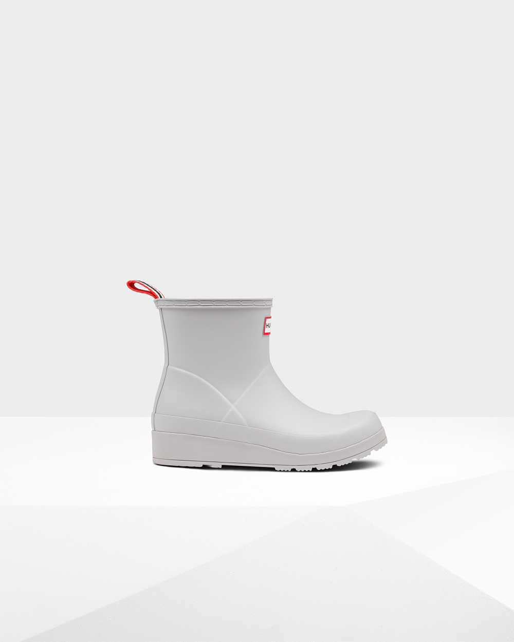 Womens Hunter Original Play Short Mid-Calf Rain Boots Grey | LYZMXB-927